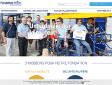 Tablet Screenshot of fondation.norauto.fr