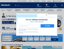 Tablet Screenshot of norauto.es