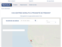 Tablet Screenshot of centres.norauto.fr